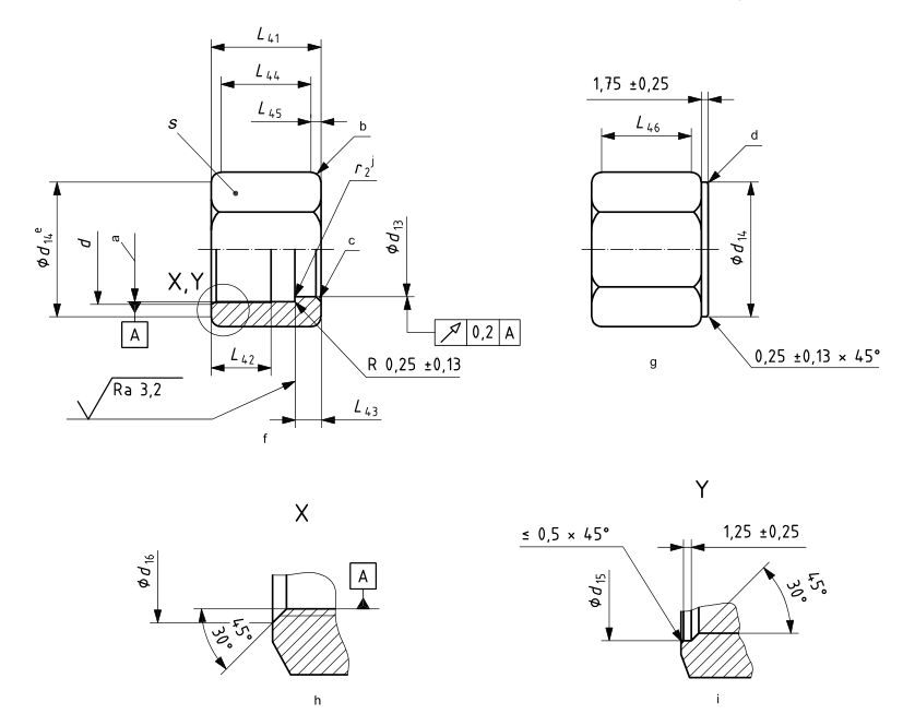 ORFS_tube_nut_types_drawing ORFS_tube_nut_types_drawing