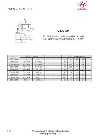 Khuỷu tay BSPT Nam JIC Nữ Xoay
