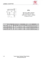 Bộ chuyển đổi mặt bích SAE 3000 ORFS