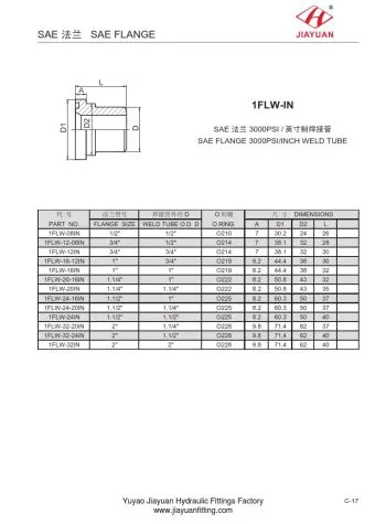 Đầu hàn mặt bích SAE 3000