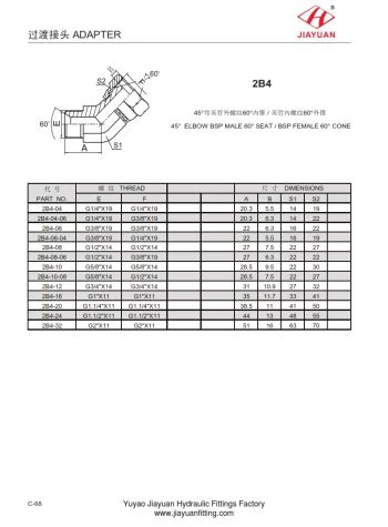 Nam xoay BSPP Khuỷu tay Phụ kiện