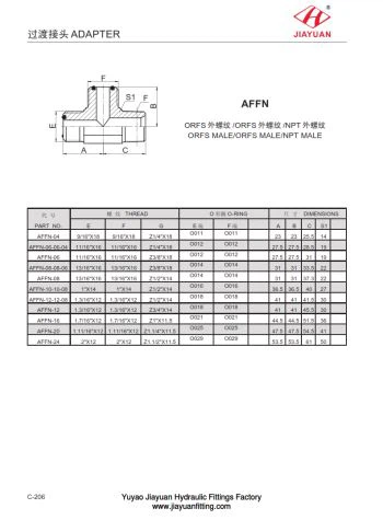 Bộ điều hợp Tee ORFS NPT
