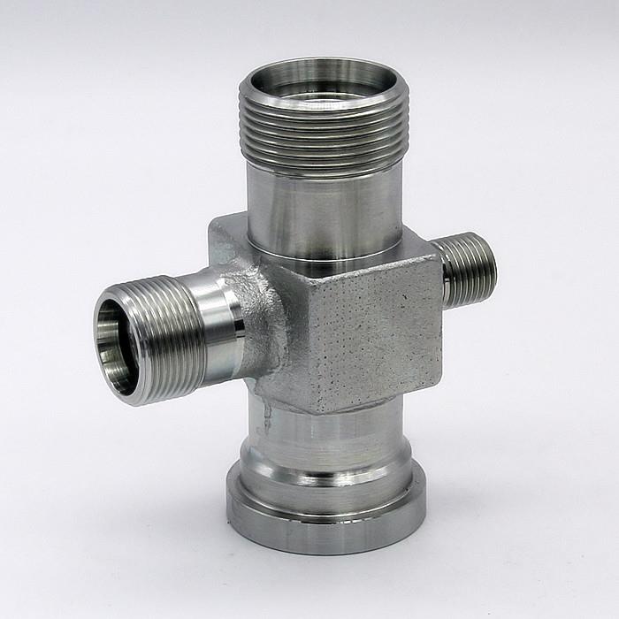 Split flange hydraulic adapters (3)